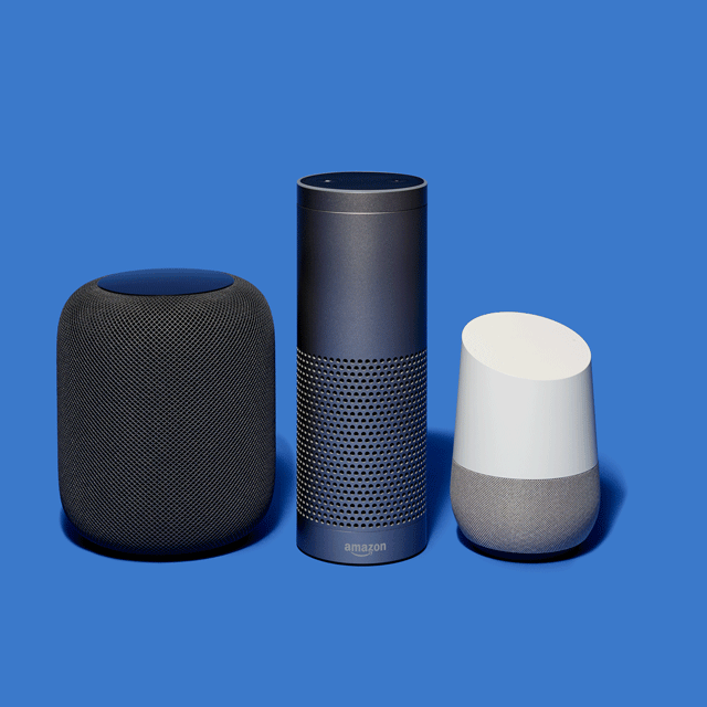 Smart Home speakers Apple HomePod, Amazon Alexa and Google Home
